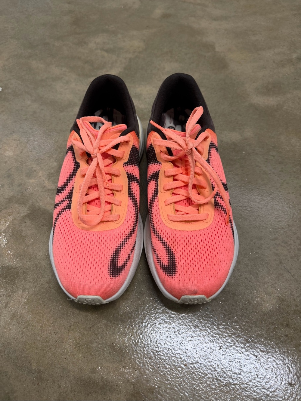 Men’s lululemon Beyondfeel Men's Running Shoes - Juicy Peach/Bone/Espresso 9